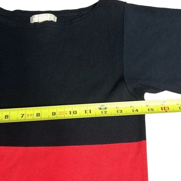 BR thick knit Colorblock striped sweater dress,bold,event,career, - Picture 9 of 9